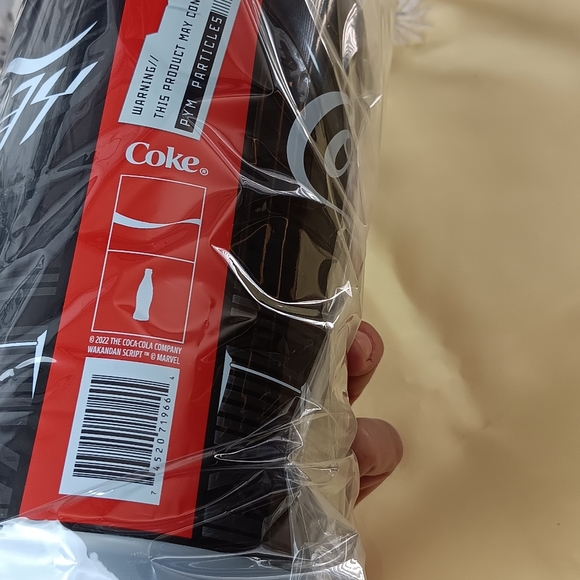Avengers Campus- Black Panther Coca-Cola Sipper 32oz  with Lanyard Wakanda - Picture 9 of 11